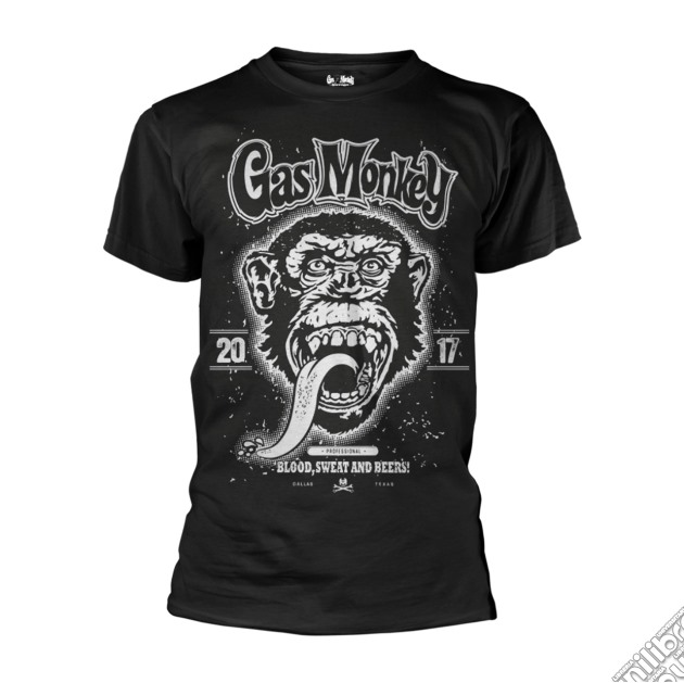 Gas Monkey Garage - Large Monkey 2017 (T-Shirt Unisex Tg. S) gioco