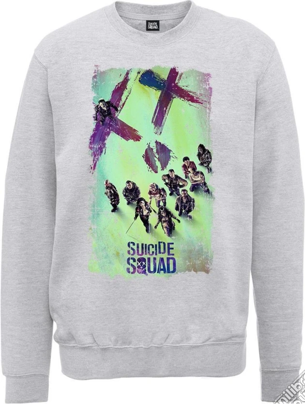 Dc Comics Men'S Sweatshirt: Suicide Squad Movie Poster (Large) gioco