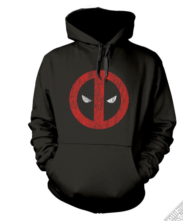 Marvel Deadpool - Cracked Logo (Felpa Con Cappuccio Unisex Tg. L) gioco di PHM