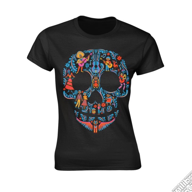 Disney - Coco Skull Pattern (T-Shirt Donna Tg. S) gioco di PHM