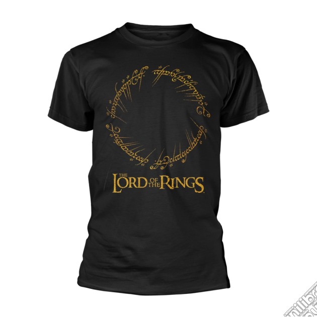 Lord Of The Rings - Ring Inscription Gold (T-Shirt Unisex Tg. XL) gioco