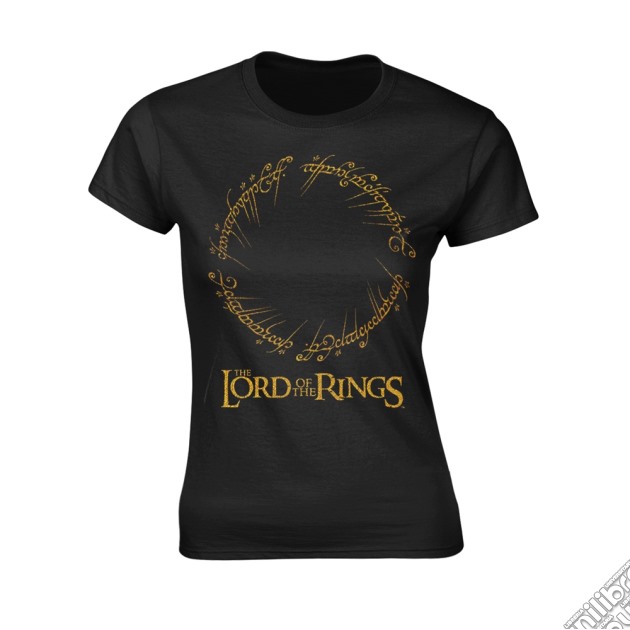 Lord Of The Rings - Ring Inscription Gold (T-Shirt Donna Tg. S) gioco