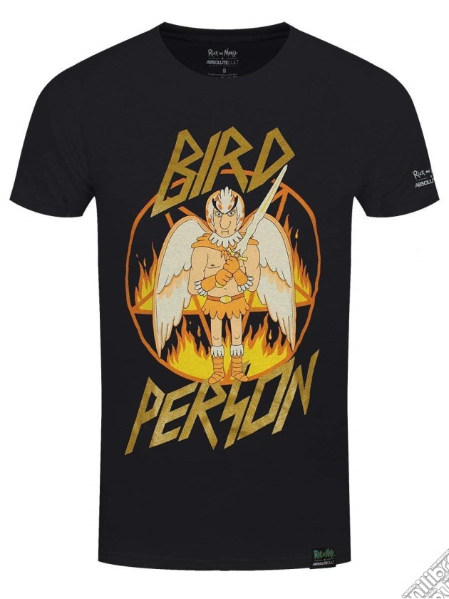 Rick And Morty X Absolute Cult - Bird Person Black (T-Shirt Unisex Tg. L) gioco