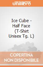 Ice Cube - Half Face (T-Shirt Unisex Tg. L) gioco di PHM