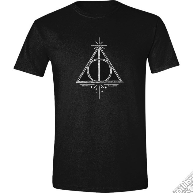 Harry Potter - Deathly Hallows Symbol Black (T-Shirt Unisex Tg. M) gioco