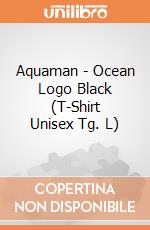 Aquaman - Ocean Logo Black (T-Shirt Unisex Tg. L) gioco