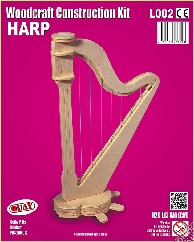 Quay: Woodcraft Construction Kit Arpa gioco