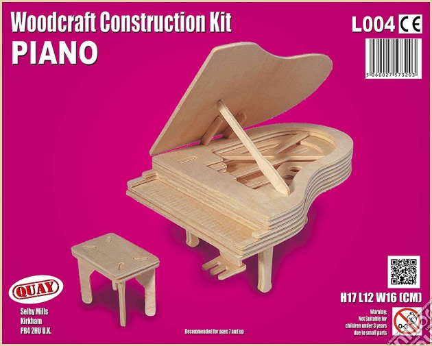 Quay: Woodcraft Construction Kit Pianoforte gioco