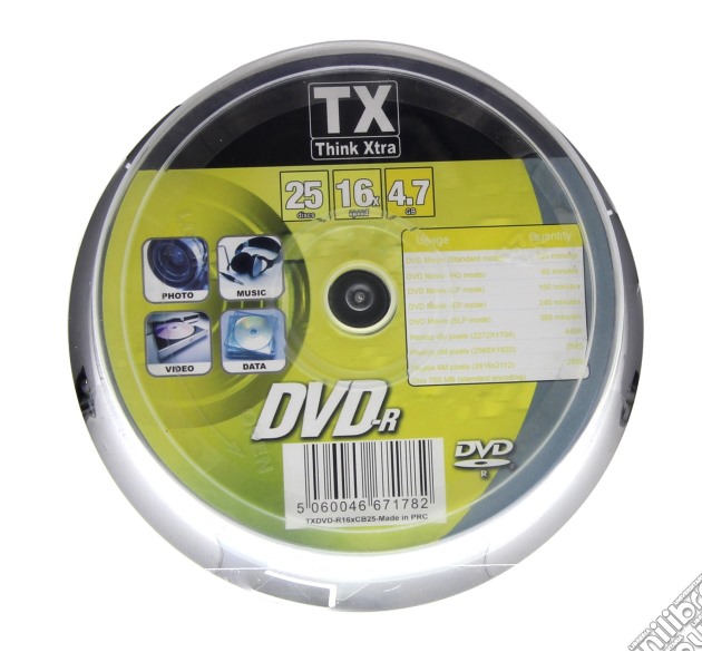 Dvd-R (Campana Pz.25)(16X 4.7Gb) - Dvd-R (Campana Pz.25)(16X 4.7Gb) gioco