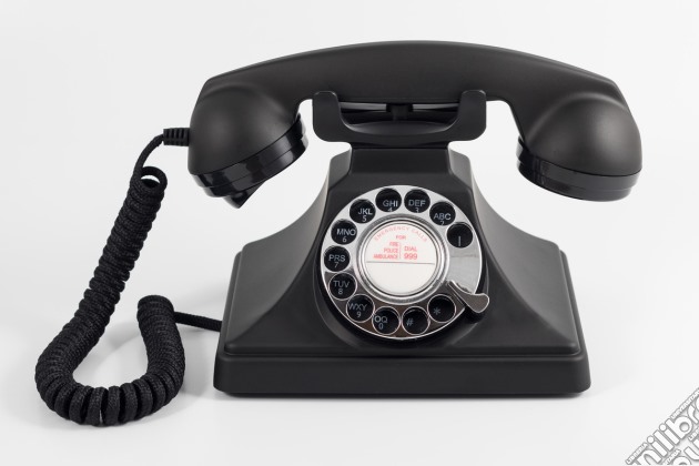 GPO 200BLA: Rotary 1970S-Style Retro Landline Telephone gioco di Gpo