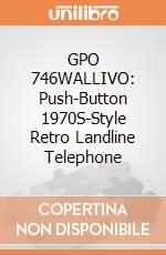 GPO 746WALLIVO: Push-Button 1970S-Style Retro Landline Telephone gioco di Gpo