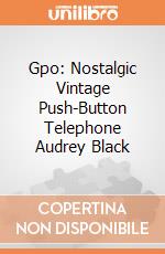 Gpo: Nostalgic Vintage Push-Button Telephone Audrey Black gioco