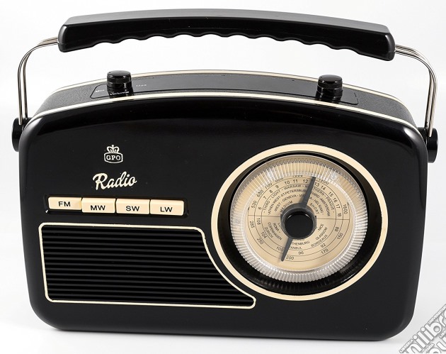 GPO: RYDELLBLA - Retro Portable 4-Band Fm/Mw/Sw/Lw Radio Radio With Retro Dial Face gioco di Gpo