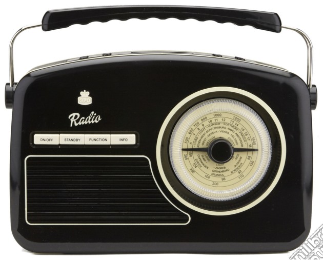 GPO RYDELLDABBLA: Retro Portable Fm And Dab+ Radio With Retro Dial Face gioco di Gpo