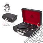 GPO: ATTACHEBLA - Briefcase Retro Style Three-Speed Portable Vinyl Turntable With Built-In Stereo Speakers (Giradischi)