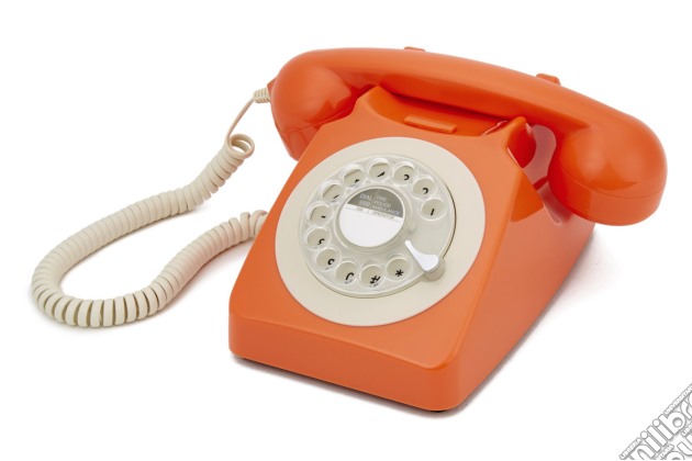 GPO 746ROTARYORA: Rotary 1970S-Style Retro Landline Telephone gioco di Gpo