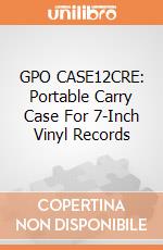 GPO CASE12CRE: Portable Carry Case For 7-Inch Vinyl Records gioco di Gpo