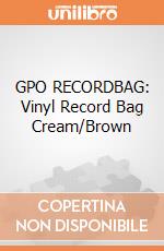 GPO RECORDBAG: Vinyl Record Bag Cream/Brown  gioco di Gpo