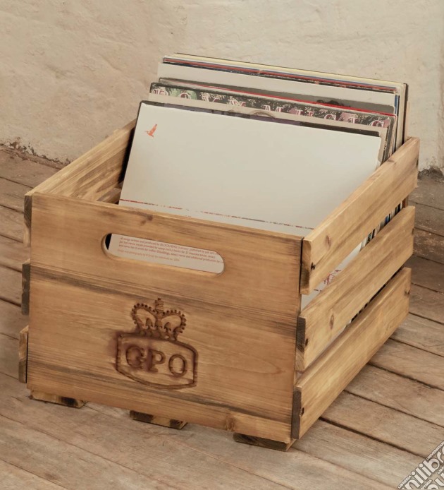 GPO CASSA: Portable Retro-Style Carry Case For Lps, Albums And 12-Inch Vinyl Records (Holds 30 Albums) gioco di Gpo