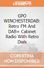 GPO WINCHESTERDAB: Retro FM  And DAB+ Cabinet Radio With Retro Dials gioco di GPO Retro