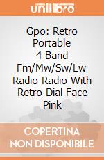 Gpo: Retro Portable 4-Band Fm/Mw/Sw/Lw Radio Radio With Retro Dial Face Pink gioco