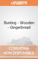 Bunting - Wooden - Gingerbread gioco