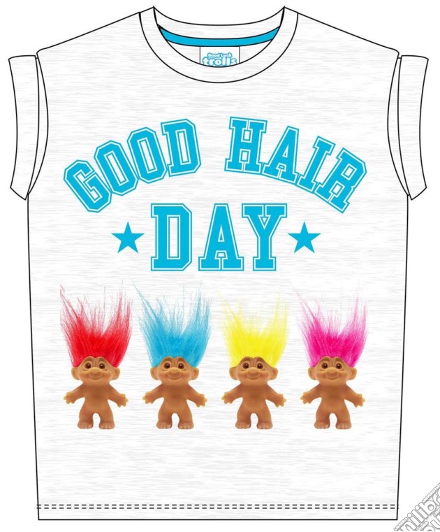 Trolls: Good Hair Day (T-Shirt Donna Tg. S) gioco di PHM