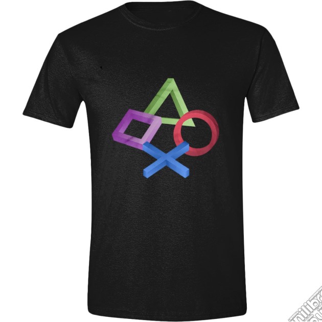 Playstation - Color Buttons (T-Shirt Unisex Tg. S) gioco