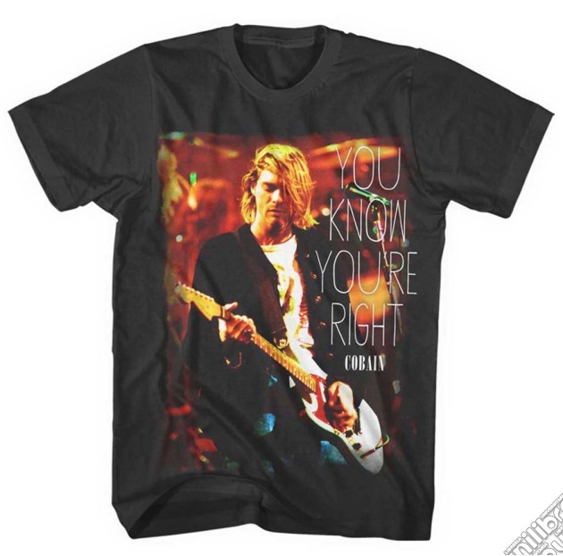 Kurt Cobain: You Know You're Right (T-Shirt Unisex Tg. S) gioco