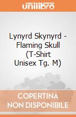 Lynyrd Skynyrd - Flaming Skull (T-Shirt Unisex Tg. M) gioco