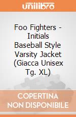 Foo Fighters - Initials Baseball Style Varsity Jacket (Giacca Unisex Tg. XL) gioco