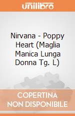 Nirvana - Poppy Heart (Maglia Manica Lunga Donna Tg. L) gioco