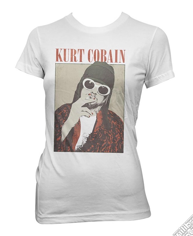 Kurt Cobain - Cigarette (T-Shirt Donna Tg. L) gioco