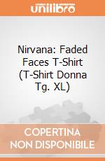 Nirvana: Faded Faces T-Shirt (T-Shirt Donna Tg. XL) gioco