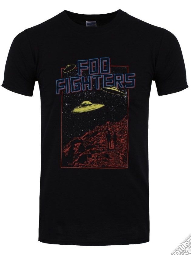 Foo Fighters - T-shirt Men Black Ufo/date - Xl gioco di Bioworld