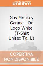 Gas Monkey Garage - Og Logo White (T-Shirt Unisex Tg. L) gioco di PHM