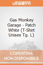 Gas Monkey Garage - Patch White (T-Shirt Unisex Tg. L) gioco
