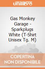 Gas Monkey Garage - Sparkplugs White (T-Shirt Unisex Tg. M) gioco di PHM