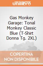 Gas Monkey Garage: Tonal Monkey Classic Blue (T-Shirt Donna Tg. 2XL) gioco di PHM