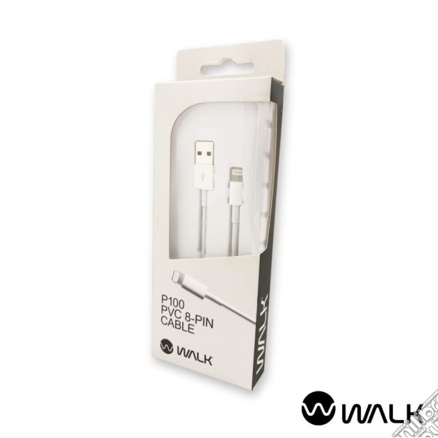 Walk: 8 Pin Charger Cable 1M White PVC For Mobile Phones (Cavo Di Ricarica) gioco