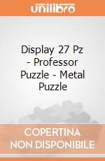 Display 27 Pz - Professor Puzzle - Metal Puzzle giochi