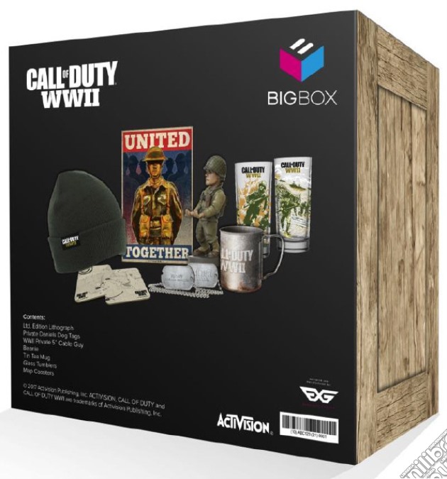 Big Box call of duty (COD WW II) gioco di GAF