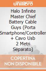 Halo Infinite Master Chief Battery Cable Guys (Porta Smartphone/Controller + Cavo Usb 2 Metri Separato)