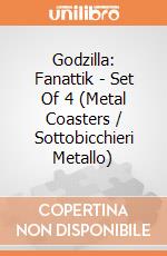 Godzilla: Fanattik - Set Of 4 (Metal Coasters / Sottobicchieri Metallo) giochi