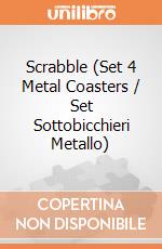 Scrabble (Set 4 Metal Coasters / Set Sottobicchieri Metallo) giochi