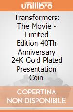 Transformers: The Movie - Limited Edition 40Th Anniversary 24K Gold Plated Presentation Coin giochi