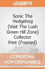 Sonic The Hedgehog (Visit The Lush Green Hill Zone) Collector Print (Framed) gioco