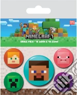Pyramid: Minecraft (Faces) Badge Pack giochi