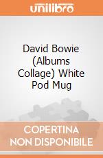 David Bowie (Albums Collage) White Pod Mug giochi