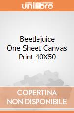 Beetlejuice One Sheet Canvas Print 40X50 gioco